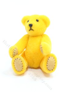 (image for) Miniature Yellow Bear for Dollhouses