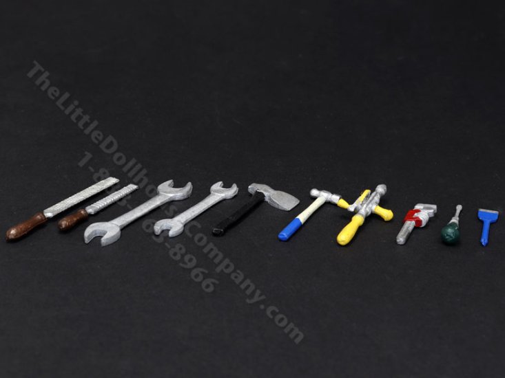 (image for) Miniature General Tools 10 Piece Set for Dollhouses