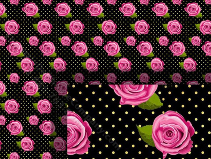 (image for) 1/2 Scale Wallpaper for Dollhouses