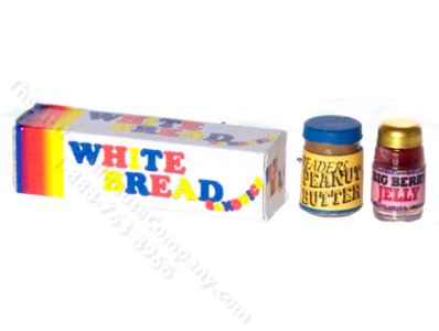 (image for) Miniature Peanut Butter and Jelly Sandwich Set