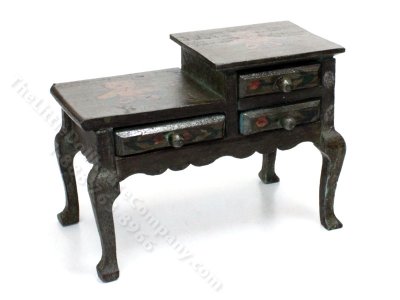 (image for) Miniature Teddy Bear Desk for Dollhouses