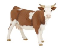 (image for) Dollhouse Scale Model Simmental Cow