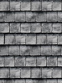 (image for) Dollhouse Scale Model Slate Roof Paper
