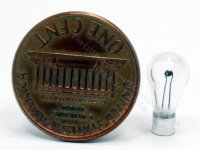 (image for) Miniature Light Bulb with Silver Screw Base by Jane Woodham