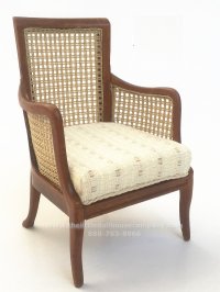 (image for) Miniature Berger Upholstered Chair for Dollhouses