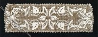 (image for) Miniature Large Laser Cut Doily Table Runner for Dollhouses