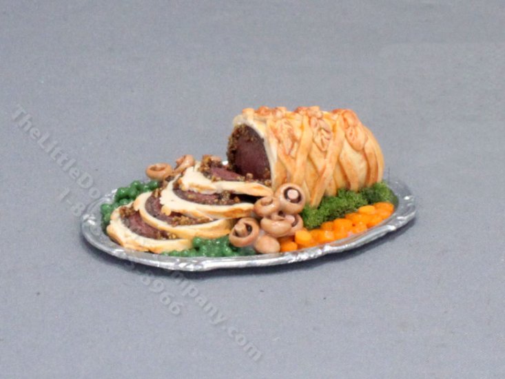(image for) Miniature Beef Wellington Dinner on Tray by Anne Caesar