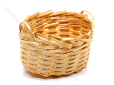 (image for) Miniature Round Basket with Handles