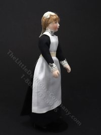 (image for) As Is Vintage Miniature Victorian Maid Doll by Jill Nix for Dollhouses