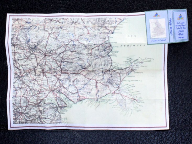 (image for) Miniature Map of North Wales for Dollhouses