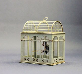 (image for) Dollhouse Scale Model Bird Cage