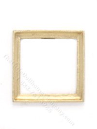 (image for) Miniature Square Gold Frame for Dollhouses