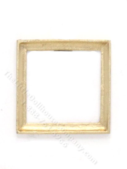 (image for) Miniature Square Gold Frame for Dollhouses