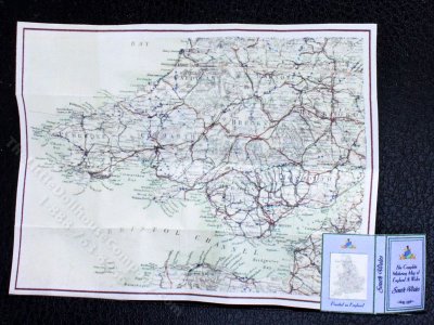 (image for) Miniature Map of South Wales for Dollhouses