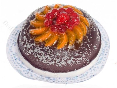 (image for) Miniature Chocolate Cake for Dollhouses