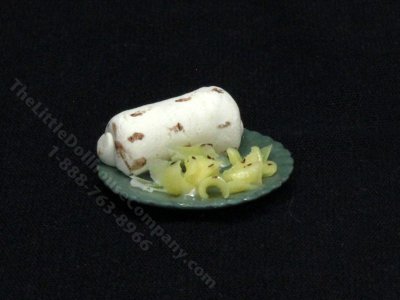 (image for) Miniature Burrito and Chips for Dollhouses
