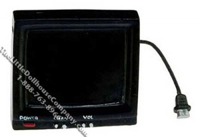 (image for) Miniature TV for Dollhouses