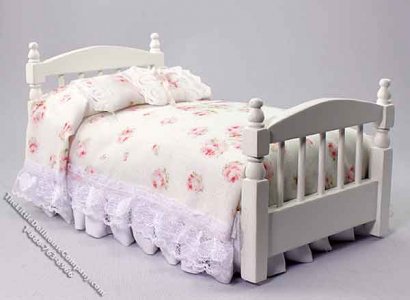 (image for) Dollhouse Miniature Bed for Girls
