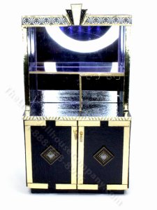 (image for) Miniature Light-Up Art Deco Dry Bar By Judith Blondell