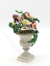 (image for) Miniature Handcrafted Flower Urn