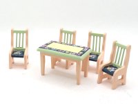 (image for) Half Scale Painted Table and Chairs