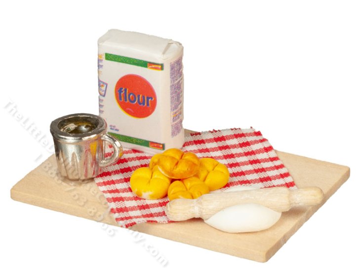 (image for) Miniature Muffin Baking Board for Dollhouses