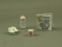 (image for) Dollhouse Miniature 4pc Baby Set