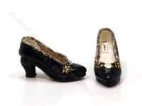 (image for) Miniature Patent Leather Heeled Shoes by Judith Blondell
