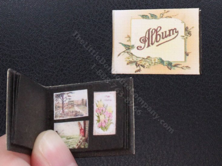 (image for) Miniature Cream Postcard Album