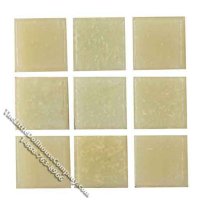 (image for) Dollhouse Scale Beige Glass Mosaic Tile Sheet