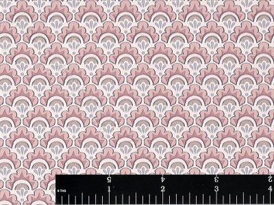 (image for) Art Deco Fan Miniature Wallpaper for Dollhouses