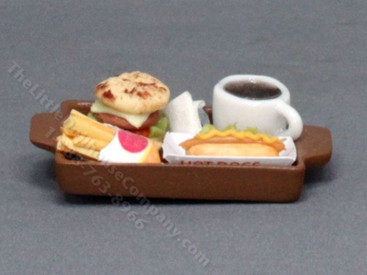 (image for) Miniature Lunch Tray for Dollhouses