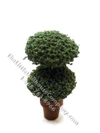(image for) Miniature 3-3/4" Round Topiary for Dollhouses