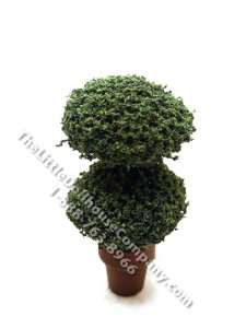 (image for) Miniature 3-3/4" Round Topiary for Dollhouses