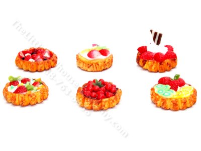 (image for) Miniature Fruit Tarts for Dollhouses (1pc)
