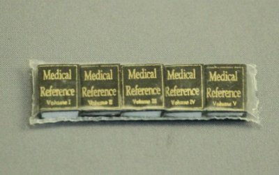 (image for) 1/2" Scale Medical Reference Book Set (5pc)