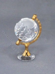(image for) Miniature Swarovski Crystal Globe for Dollhouses