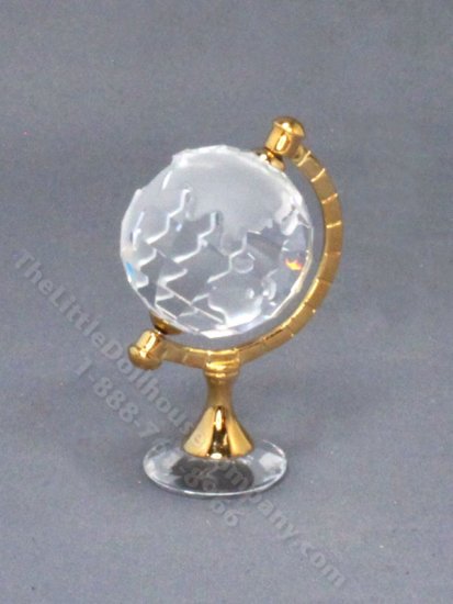 (image for) Miniature Swarovski Crystal Globe for Dollhouses