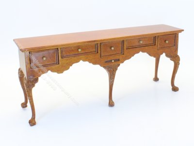 (image for) Miniature Queen Anne Side Board for Dollhouses