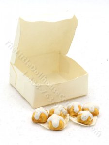 (image for) Miniature Box of Hot Cross Buns