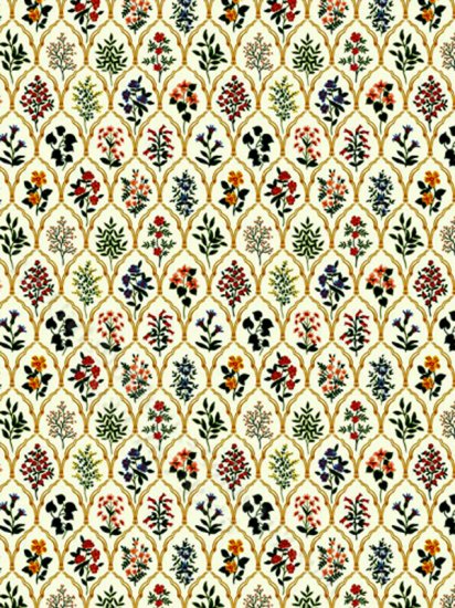 (image for) 1/2" Botanical Tiles "Stained Glass" Sheets for Dollhouses