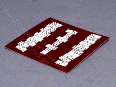 (image for) Miniature Domino Board for Dollhouses