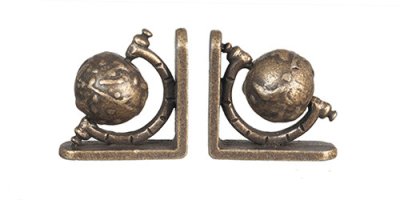 (image for) Pair of World Globes Bookends