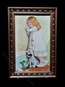 (image for) Miniature 'In Disgrace' Painting by Kelly Hadden
