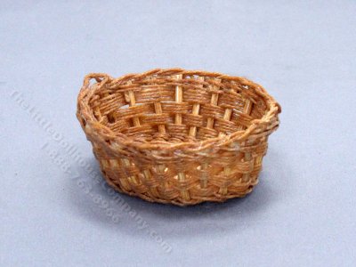 (image for) Handmade Miniature Laundry Basket for Dollhouses