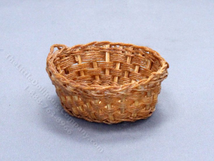 (image for) Handmade Miniature Laundry Basket for Dollhouses