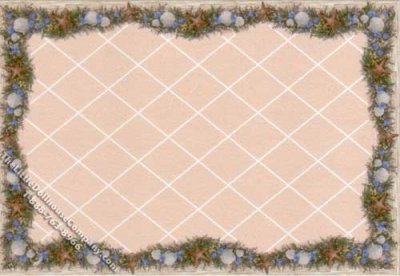 (image for) Miniature Rectangular Seaside & Crosshatch Rug for Dollhouses