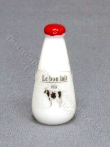 (image for) Dollhouse Scale Model Milk Bottle For Dolhouses