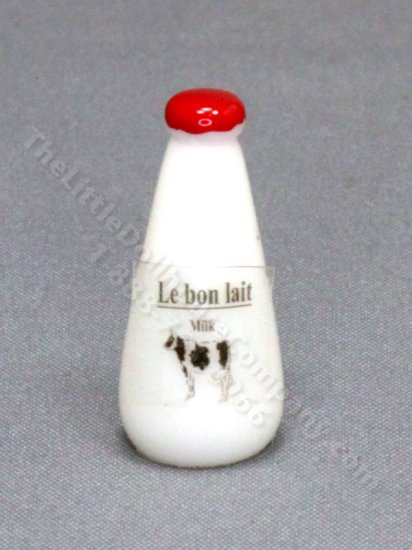 (image for) Dollhouse Scale Model Milk Bottle For Dolhouses