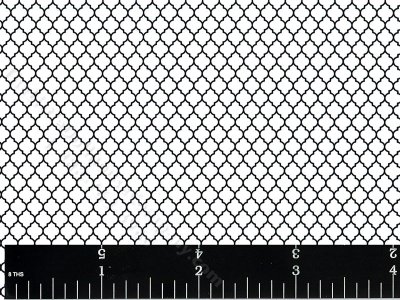 (image for) Miniature Birch Trellis Wallpaper for Dollhouses
